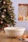 Mason Cash Deck The Halls Size 18 Cream Mixing Bowl, 2.85 Quart